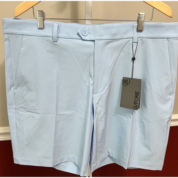 New $125 G/Fore Performance Fabric Maverick Shorts Baja Blue GMR000001 Size 38 - Picture 1 of 9